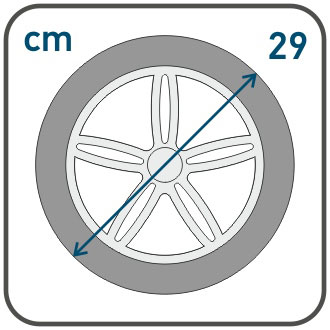 Диаметр задних колес
